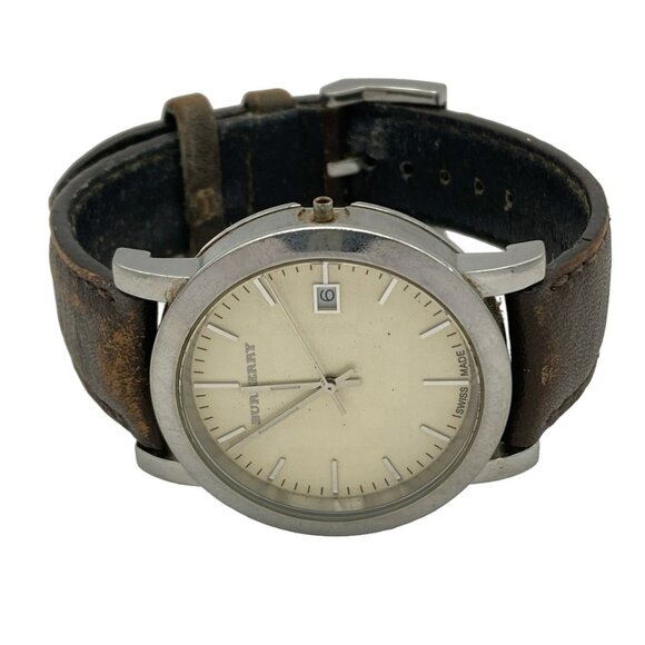 Auth Burberry - BU1777 1**** Dark Brown Men's Wrist Watch - Picture 2 of 8